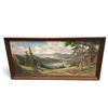 Image 1 : Vintage Framed Eukruge Print "View Into Far Distance"