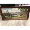 Image 2 : Vintage Framed Eukruge Print "View Into Far Distance"