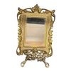 Image 1 : 2 Vintage Brass Items: Easel & Mirror