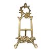Image 2 : 2 Vintage Brass Items: Easel & Mirror