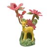 Image 2 : Vintage Richard Singer And Sons Ceramic Glass Deer Floral Lamp
