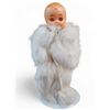 Image 1 : Vintage Plastic Doll With Real Fur Jacket