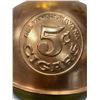 Image 2 : Vintage Brass 5Cent All Famous Havana Spittoon