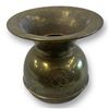 Image 1 : Vintage Brass Redskin Brand Chewing Tobacco Brass Spittoon