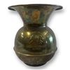 Image 2 : Vintage Brass Redskin Brand Chewing Tobacco Brass Spittoon