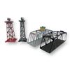 Image 2 : 4 Vintage Model Train Accessories: Marx, American Flyer, Lionel