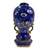 Image 1 : Vintage Pekin #1 Hand Painted Blue Floral Porcelain Vase