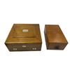 Image 1 : Vintage Oak Filer And Oak Cutlery Case