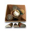 Image 2 : 8 Vintage Toy Log Building Canisters