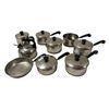 Image 1 : Assorted Vintage Copper Clad Reverse Ware Toy Kitchenware