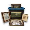 Image 1 : Assorted Vintage Frames And Prints
