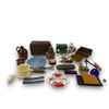 Image 1 : Assorted Vintage Collectibles: Coin Banks, Magnifying Glass, Porcelain Vase, & More
