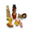 Image 2 : Assorted Vintage Plastic Toys: Snoopy, Tweedy Bird, & More
