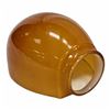 Image 1 : Vintage Orange + White Glass Light Shade