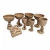 Image 1 : 9Pcs Of Nude Woman Dishware: Cups, Salt + Pepper Shakers, & Egg Holders