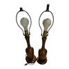 Image 1 : Pair Of Mid Century Modern Teak Lamps
