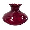 Image 1 : Vintage Ruby Red Glass Lamp Shade