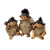 Image 1 : Vintage Made In Japan Ceramic Cave Man Figures