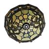 Image 2 : Vintage Slag Stain Glass Lamp Shade