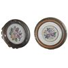 Image 1 : 2 Vintage Framed Petit Point Floral Art Pieces