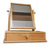 Image 1 : Vintage Table Top Stamped Vilas Gentlemens Dresser Top Mirror