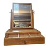 Image 2 : Vintage Table Top Stamped Vilas Gentlemens Dresser Top Mirror