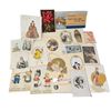 Image 1 : Assorted Vintage Cards: Place Cards, Post Cards, & More