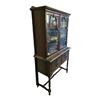 Image 1 : Vintage Glass Door Oak Display Cabinet