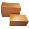 Image 1 : 2 Handmade Wooden Boxes (1 Full Of Assorted Buttons)