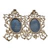 Image 1 : 2 Vinatge Gold Guilded Table Top Mirrors