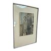 Image 1 : Vintage Photo Of A Couple In Convex Glass Table Top Frame