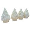 Image 1 : 4 Vintage Milk Glass Lamp Shades
