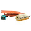 Image 1 : 2 Vinatge Toy Cars: Lesley Guy Warrior Car Transporter And Dinky Toys Caravan 190