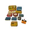 Image 1 : Assorted Vintage Tins: Tobacco, Oil, Toffee, And More