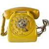 Image 1 : Vintage Yellow Gte Rotary Telephone