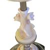 Image 2 : Art Deco Chrome Marble Flower Floor Standing Ashtray