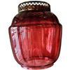 Image 1 : Vintage Cranberry Glass Lamp Shade