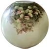 Image 1 : Vintage Handpainted Green Floral Banquet Glass Lamp Shade