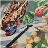 Image 2 : Vintage Framed Petit Point Still Scene Of Food On A Table
