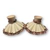 Image 1 : Pair Of Vintage Matching Ruffled Lamp Shades