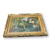 Image 1 : Vintage Framed Petit Point Nature Scene