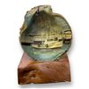 Image 1 : Vintage Handmade Nautical Scene Art Out Of Shell And Wood