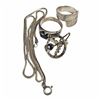 Image 1 : Assorted Vintage Jewelry, .925 Silver Necklace, .925 Silver Earring, Etc..