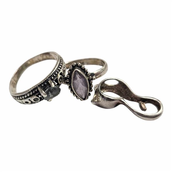 .925 Silver Rings & Pendant