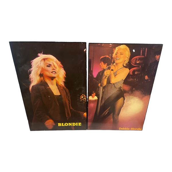 2 Vintage Blondie Posters On Board