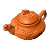 Image 1 : Vintage Miniature Asian Pottery Teapot With Dragon Motif