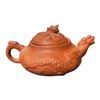 Image 3 : Vintage Miniature Asian Pottery Teapot With Dragon Motif