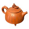 Image 2 : Vintage 3 Legged Asian Pottery Teapot