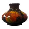Image 2 : Vintage Moorcroft Black Floral Pottery Vase