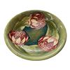 Image 1 : Vintage Moorcroft Green Floral Pottery Plate